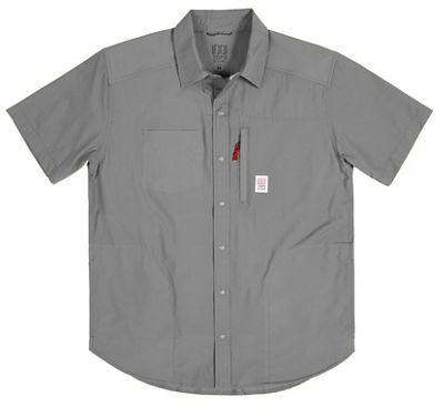 Topo Designs Men's Tech SS Shirt - Large - Grey product image
