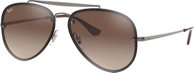 EAN 8053672830293 product image for Ray-Ban Blaze Aviator Sunglasses - 58 - Gunmetal/Brown Gradient/Dark Brown | upcitemdb.com