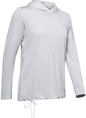 Under Armour Women's ISO-Chill Fusion Hoodie - Large - Halo Grey / White product image