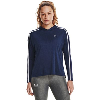 Under Armour Women's Tech Twist Graphic Hoodie - Large - Midnight Navy / Cadet / White product image