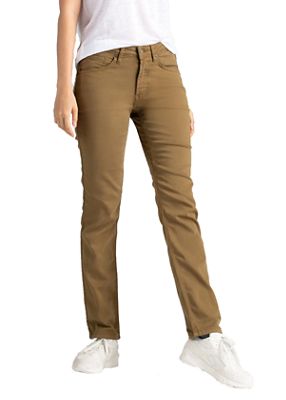 DU/ER Women's No Sweat Slim Straight Pant - 26x30 - Tobacco product image