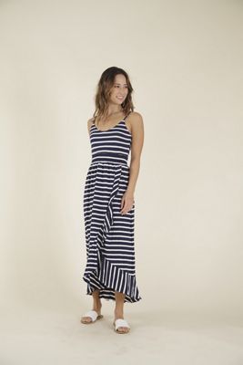 Carve Designs Women's Nora Dress - XS - Navy Mali Stripe product image
