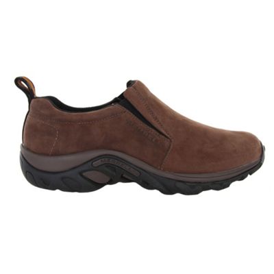 Merrell Mens Jungle Moc Nubuck Shoe - 7.5 Wide - Brown