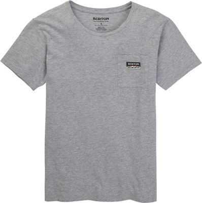 Burton Women's Classic Short Sleeve Pocket T Shirt - Medium - Gray Heather product image