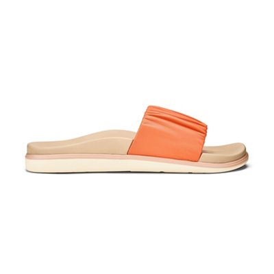 Olukai Women's Pihapiha Slide - 6 - Fusion Coral/Off White product image