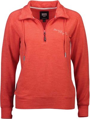 Mons Royale Women's Covert Lite 1/2 Zip Top - Small - Poppy product image