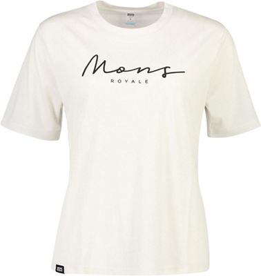 Mons Royale Women's Suki BF Tee - Medium - White product image
