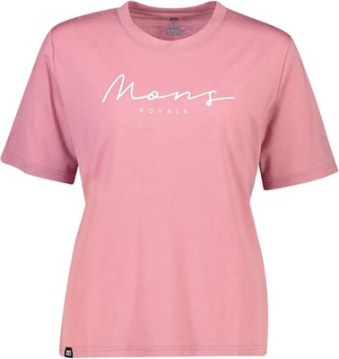 Mons Royale Women's Suki BF Tee - Small - Dusty Pink product image