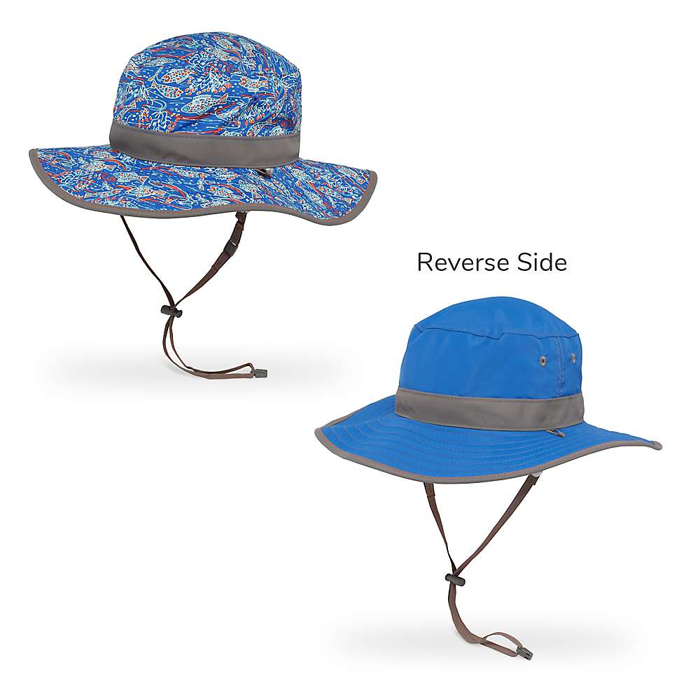 Sunday Afternoons Youth Clear Creek Reversible Boonie Hat - Wild River/Royal M -  S2D11395B52403-Med