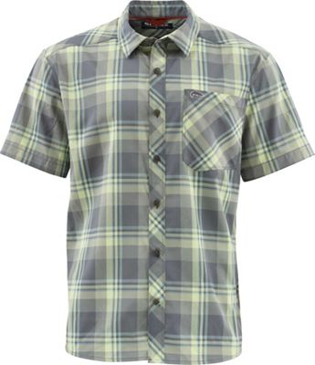 Simms Men's Outpost SS Shirt - XS - Storm Plaid product image