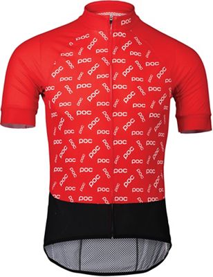 EAN 7325541007237 product image for POC Sports Essential Road Logo Jersey - Small - Polka Poc Prismane Red | upcitemdb.com