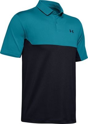 Under Armour Men's Performance 2.0 Colorblock Polo - Small - Escape / Black product image