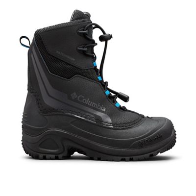 Columbia Youth Bugaboot Plus IV Omni-Heat Boot - Black / Hyper Blue