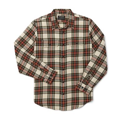 Filson Men's Scout Shirt - XL - Stone Tartan Plaid product image