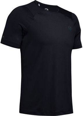 Under Armour Men's HeatGear Rush Fitted SS Tee - Small - Black/Black product image