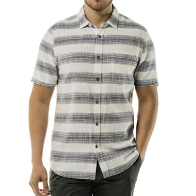 Jeremiah Men's Douglas SS Crosshatch Twill Stripe Shirt - Medium - Back Bay product image