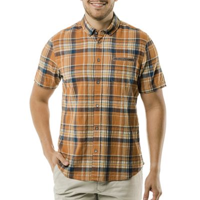 Jeremiah Men's Ruskin SS Dobby Plaid Shirt - XL - Red Fox product image