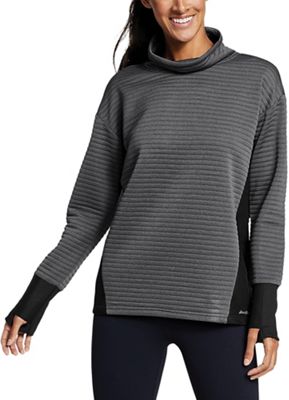 Eddie Bauer Motion Women's Dash Point LS Funnel Neck Top - XS - Black product image