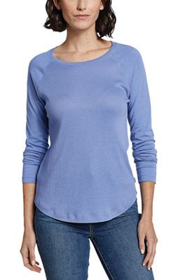 Eddie Bauer Travex Women's Gatecheck LS Raglan - Small - Metal Blue product image
