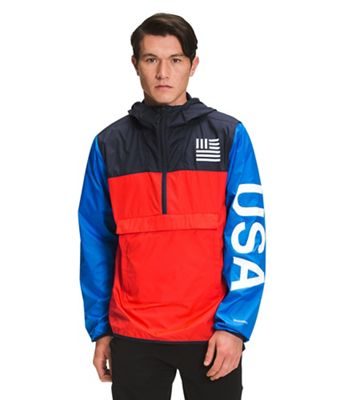 The North Face Men's IC Anorak Pullover - Medium - Fiery Red / Aviator Blue / Hero Blue product image