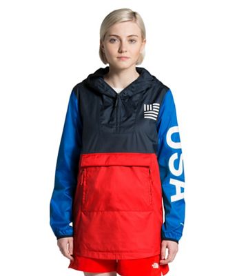 The North Face Women's IC Anorak Pullover - XL - Fiery Red / Aviator Blue / Hero Blue product image