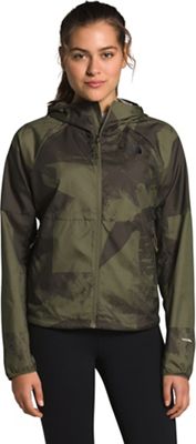 The North Face Women's Novelty Flyweight Hoodie - XS - Burnt Olive Green Drop City Print product image