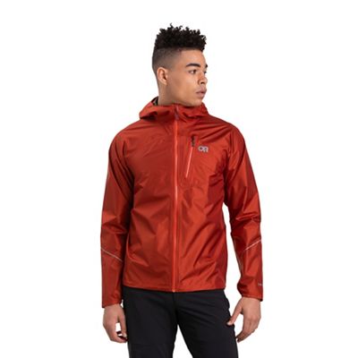 Outdoor Research Men's Helium Rain Jacket - Medium - Redrock product image