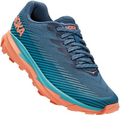 Hoka One One Women's Torrent 2 Shoe - 10 - Real Teal / Cantaloupe product image