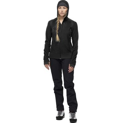 Norrona Women's Falketind Alpha120 Zip Hoodie - Medium - Caviar product image