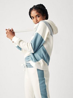 Faherty Women's Ripple Hoodie - Small - Sea Breeze product image