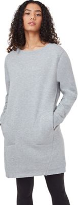 Tentree Women's Fleece Crew Dress - Small - Hi Rise Grey Heather product image