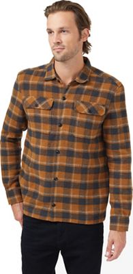 Tentree Men's Heavy Weight Flannel Shirt - XXL - Foxtrot Brown Retro Plaid product image