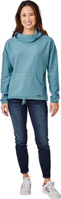 Carve Designs Women's Rowayton Cowl Neck - Small - Hydro product image