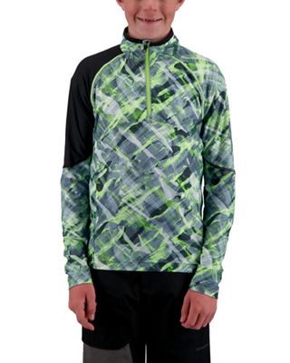 Obermeyer Boys Transport 1/4 Zip Top - Small - Carbon Camo