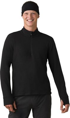 Prana Men's Altitude Tracker 1/4 Zip Top - Medium - Black product image