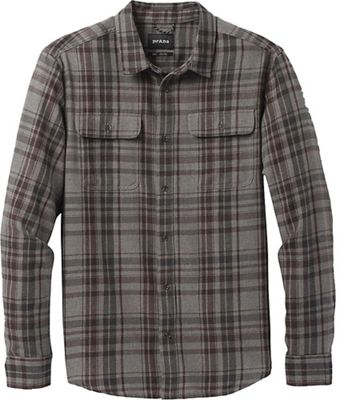 Prana Men's Edgewater LS Shirt - Small - Granite Heather product image