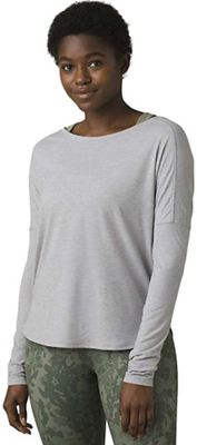 Prana Women's Rogue LS Top - Medium - Grey Heather product image