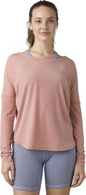 Prana Women's Rogue LS Top - Large - Cloud Blush product image