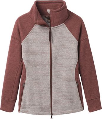 Prana Women's Tri Thermal Threads Full Zip Jacket - Medium - Raisin Colorblock product image