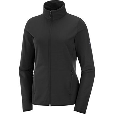 Salomon Women's Outrack Full Zip Top - Medium - Black product image