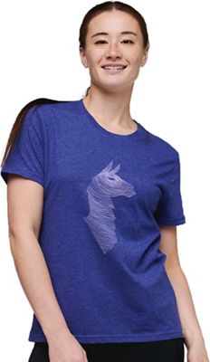 Cotopaxi Women's Topo Llama T-Shirt - Medium - Blue Violet product image