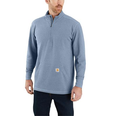 Carhartt Men's Relaxed Fit Heavyweight LS Half Zip Thermal T-Shirt - Medium Regular - Alpine Blue Heather product image