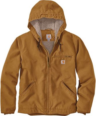 Carhartt Men's Washed Duck Sherpa-Lined Jacket - 4XL Regular - Carhartt Brown product image