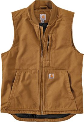 Carhartt Men's Washed Duck Insulated Rib Collar Vest - XXL Tall - Carhartt Brown product image