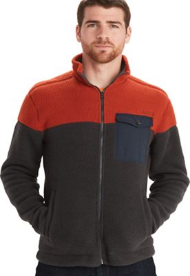 Marmot Men's Aros Fleece Jacket - Large - Dark Steel / Picante / Arctic Navy product image