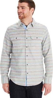 Marmot Men's Jasper Midweight LS Flannel Shirt - Large - Papyrus Heather product image