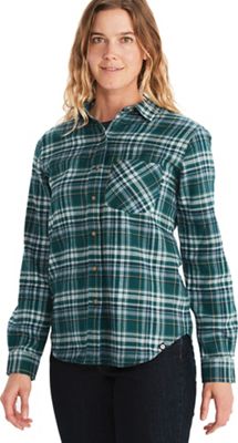 Marmot Women's Maggie Midweight LS Flannel Shirt - Large - Botanical Garden product image