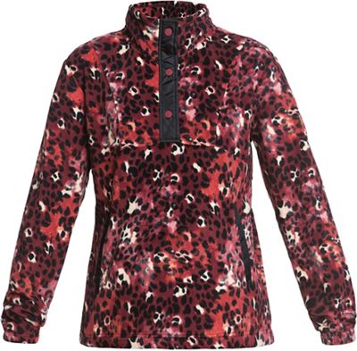 Roxy Women's Alabama Fleece Jacket - Medium - Oxblood Red Leopold product image