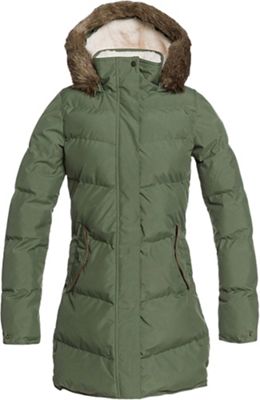 Roxy Women's Ellie Plus Jacket - Large - Bronze Green product image