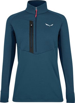 Salewa Women's Vajolet Responsive Half Zip Jacket - Small - Navy Blazer product image